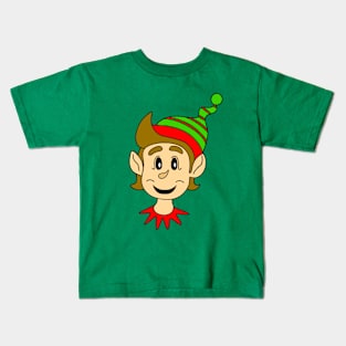 CUTE Elf Christmas For Kids Kids T-Shirt